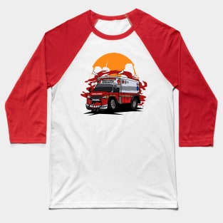 Ambulance monster car Baseball T-Shirt